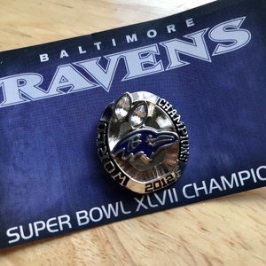 Baltimore RAVENS 2012 Super Bowl XLVII Champions Lapel Pin